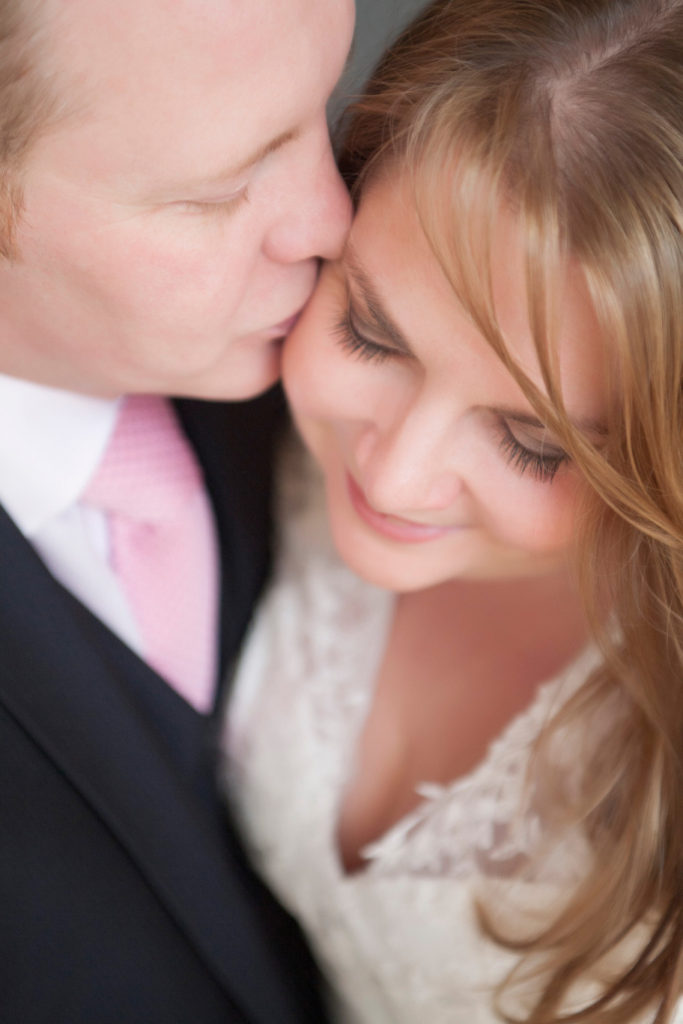Cheshire wedding photography of a bride and groom portrait.
