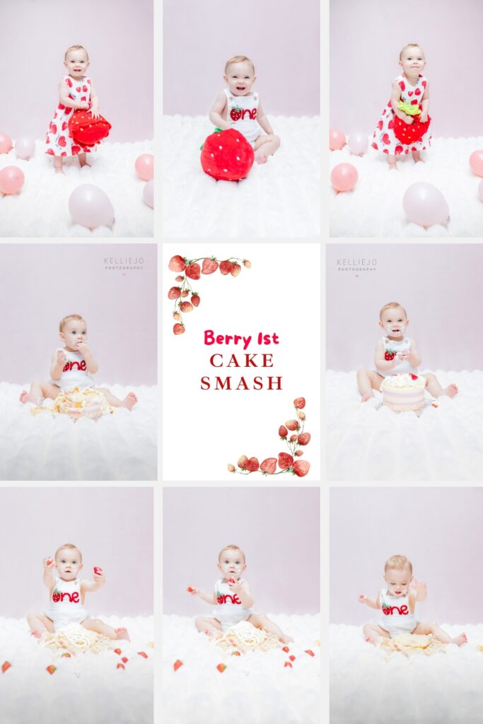 Berry First Cake Smash Photoshoot