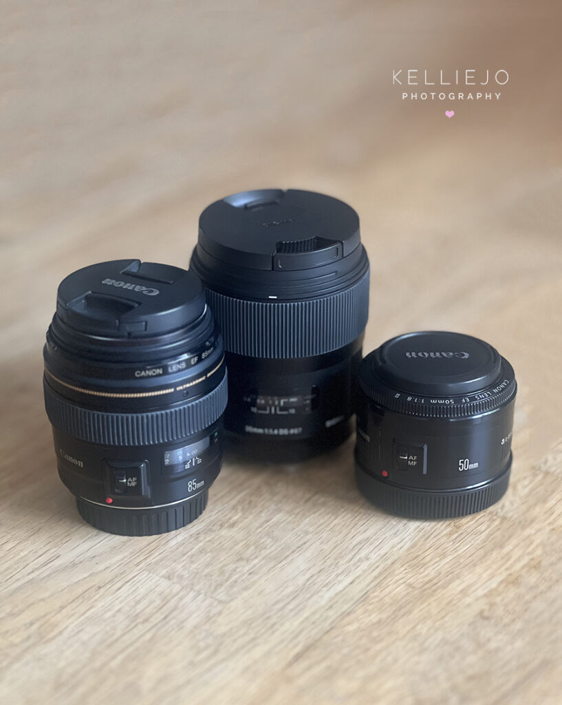 what lenses in my camera bag